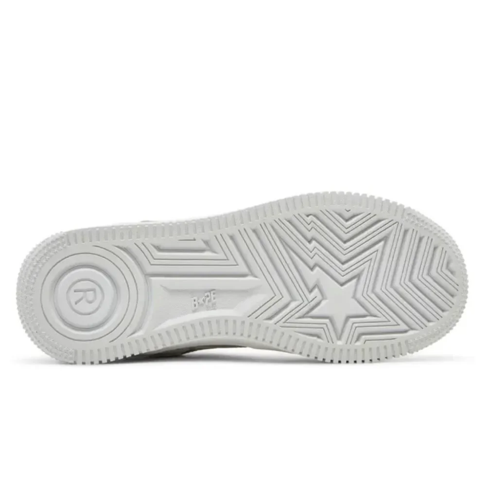 BAPE JJJJound x‎ Wmns Bapesta 'White' SHOES WHITE SIZE 8.5 NEW WITH BOX
